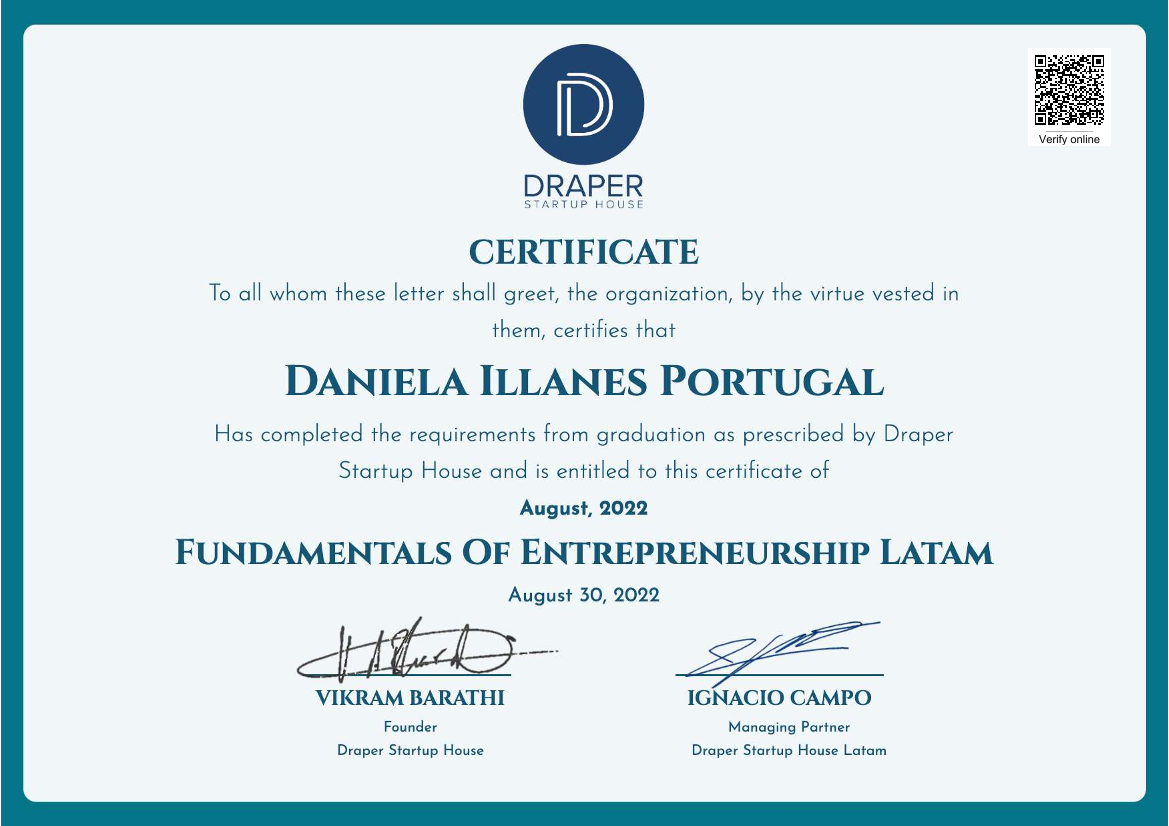 Certificate image
